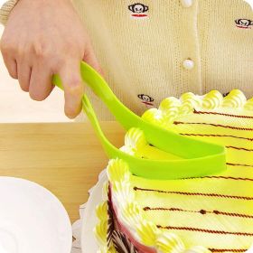 Cake Slicer Plastic Slicer Pie Slicer Pastry Server Cutter Cookie Fondant Dessert Cutting Tool Kitchen Home Gadget Tool for Party Wedding Birthday Gat