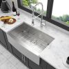 36 Farmhouse Sink - 36 Inch Kitchen Sink Stainless Steel 18 gauge Apron Front Kitchen Sink