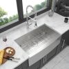 36 Farmhouse Sink - 36 Inch Kitchen Sink Stainless Steel 18 gauge Apron Front Kitchen Sink