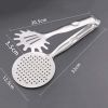 Kitchen Tong with Skimmer and Pasta Server Function Stainless Steel Deep Fried Tong