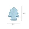 Christmas Tree Cookie Cutter 3 pcs Non-Stick Cupcake Molds Reusable Baking Cups Bakeware Bread Cake Biscuits Molds Chocolate Mold Decorating Tool