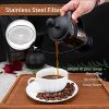 Mini French Press Coffee Maker 1 Cups, 12oz Coffee Press, Perfect for Coffee Lover Gifts Morning Coffee