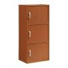 3-Shelf, 3-Door Multi-purpose Cabinet, Multiple Colors